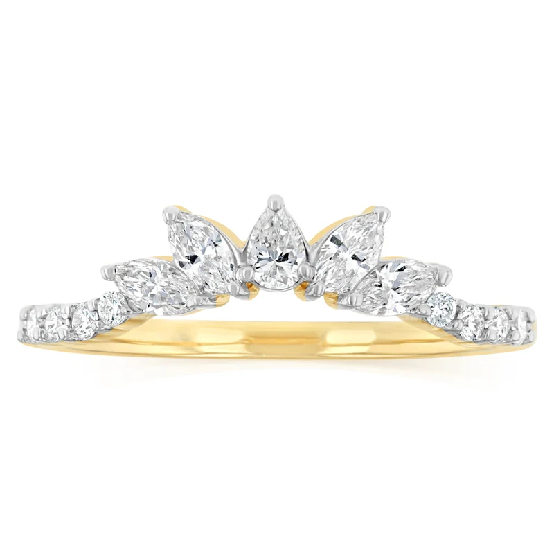 Luminesce Lab Grown 0.35 Carat Diamond Ring in 9ct Yellow Gold