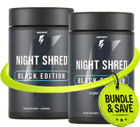 Inno Supps Night Shred Black Twin Pack