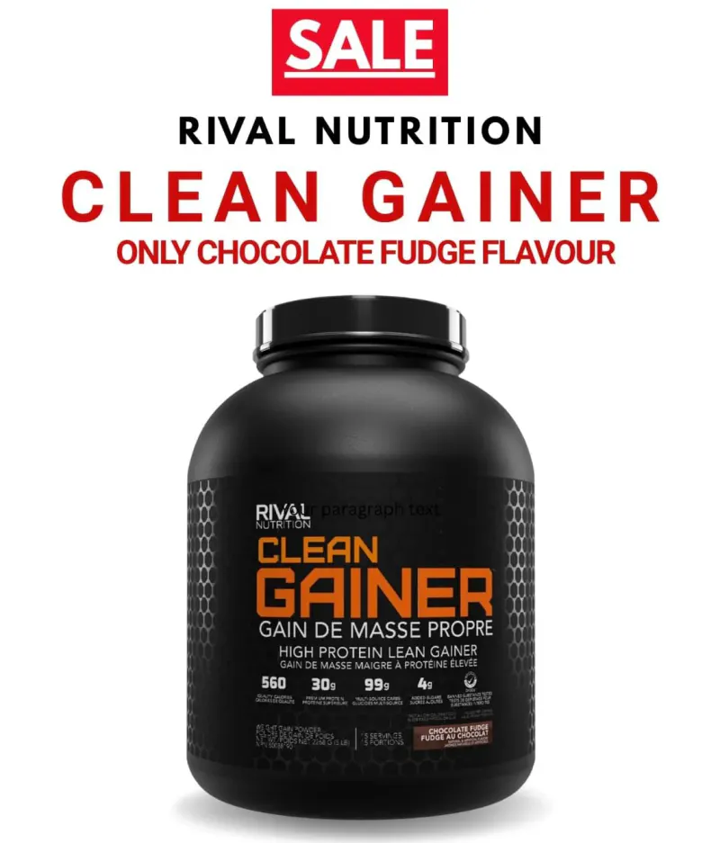 Clean Gainer by Rival Nutrition - Choclate Fudge