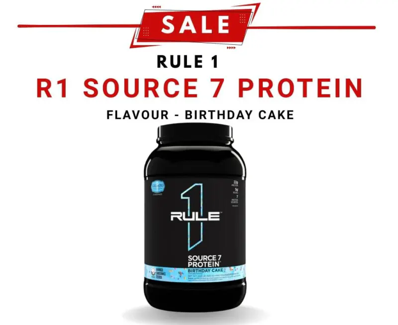 R1 Source 7 Protein Blend by Rule 1 - Birthday Cake