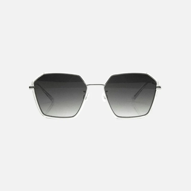 Bardot - Polarized Clear Crystal Frame Sunglasses