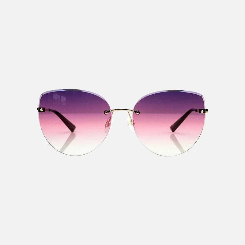 Foxy - Light Gold Frame Sunglasses