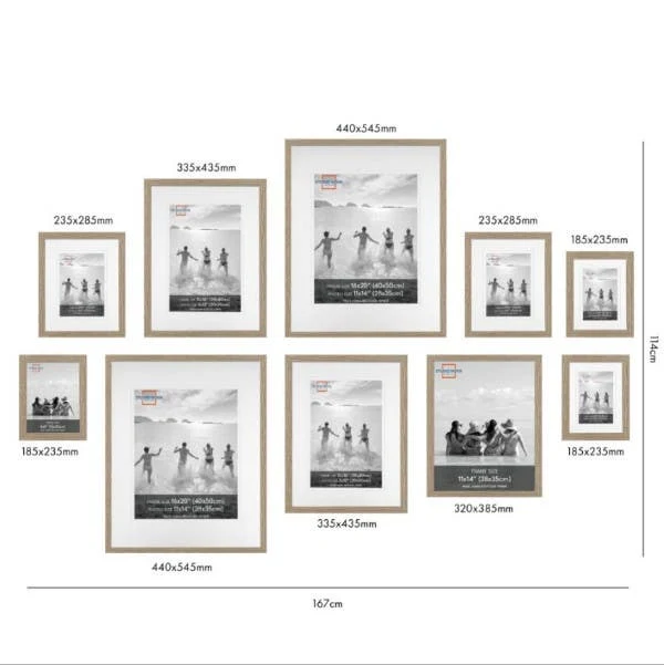 Studio Nova Gallery Frame Set of 10 - Natural