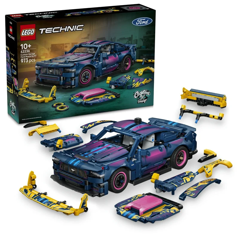 LEGO Technic Custom Garage Ford Mustang GT Car 42236