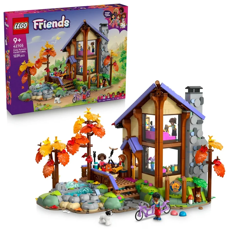 LEGO Friends Cozy Fall Forest Cabin 42705