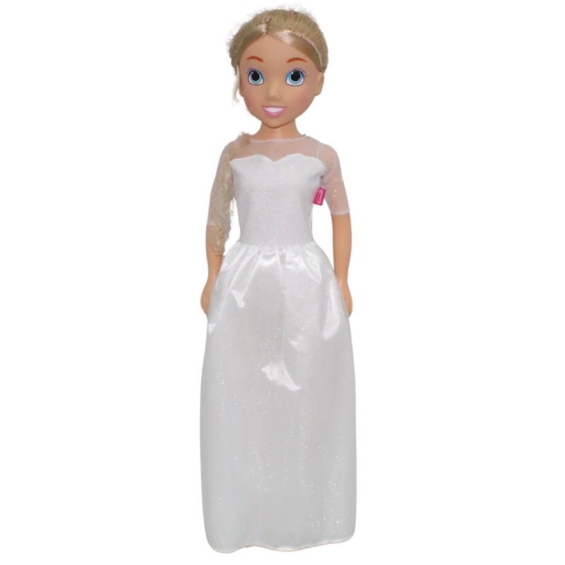 Bambolina Dolls 80cm Fashion Doll Bride in White Dress