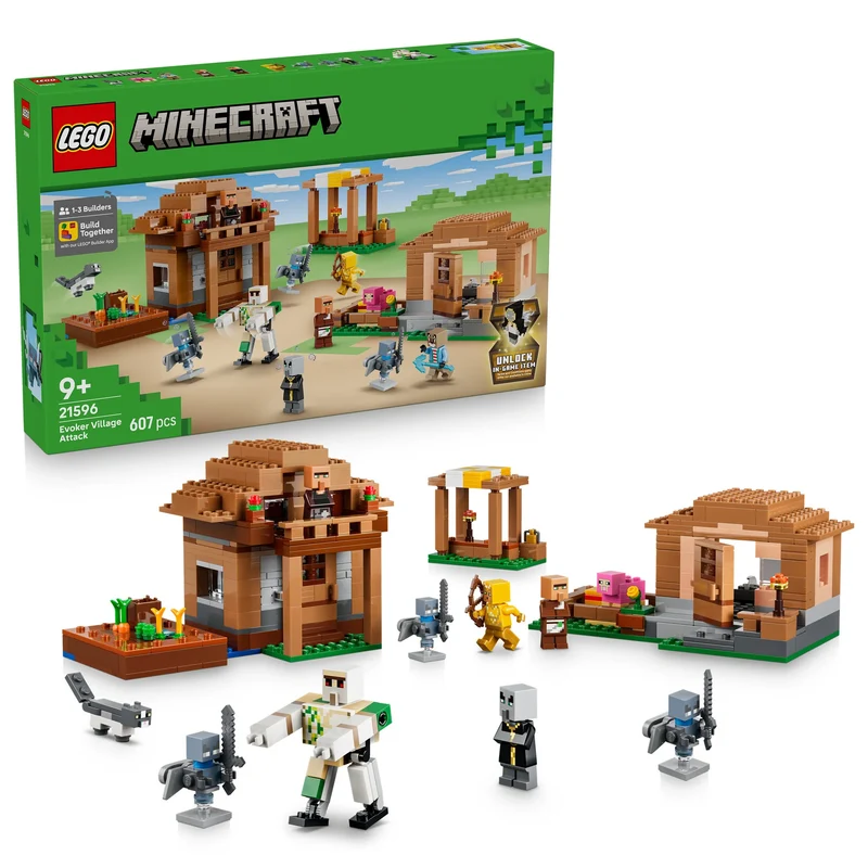 LEGO Minecraft Evoker Village Attack 21596
