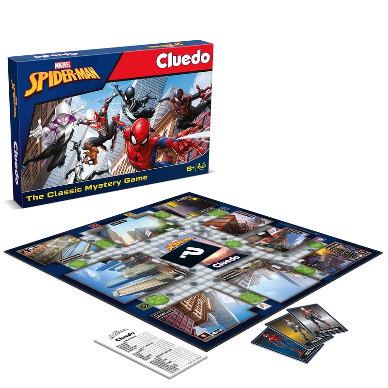 Cluedo Spiderman Classic Mystery Board Game