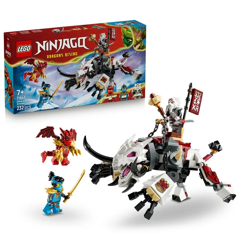 LEGO Ninjago Zilvar and Grimtalk the Dragon Beast 71863