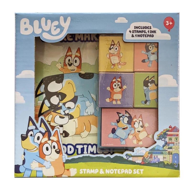 Bluey Stamp & Notepad Set