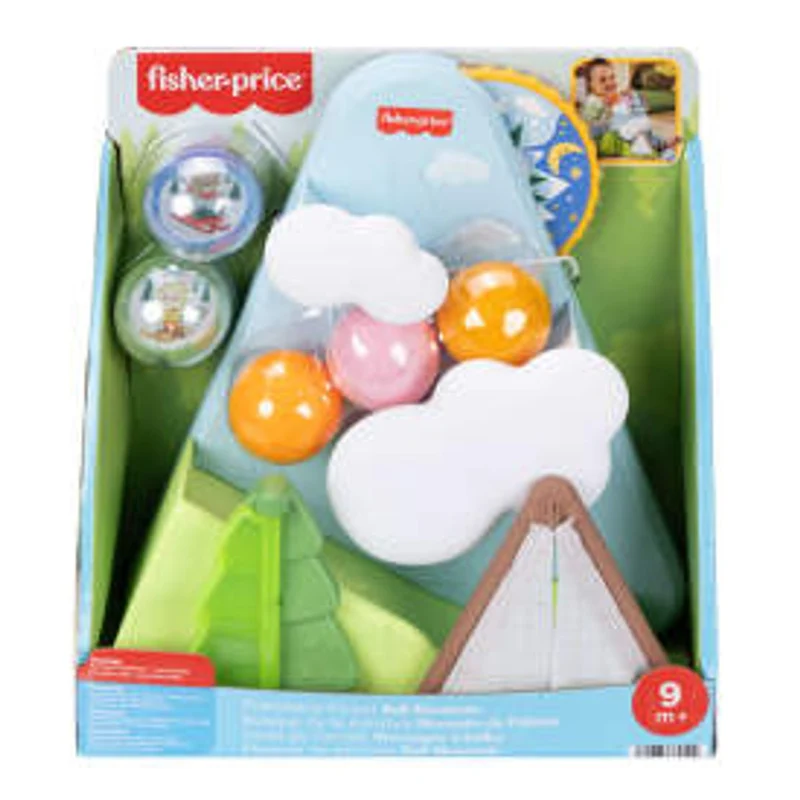 Fisher-Price Friendship Forest Ball Drop Mountain Developmental Activity Toy for Baby