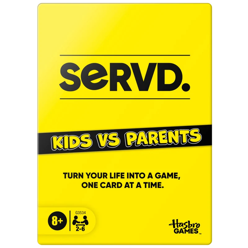 SERVD Kids vs Parents Edition Family Card Game