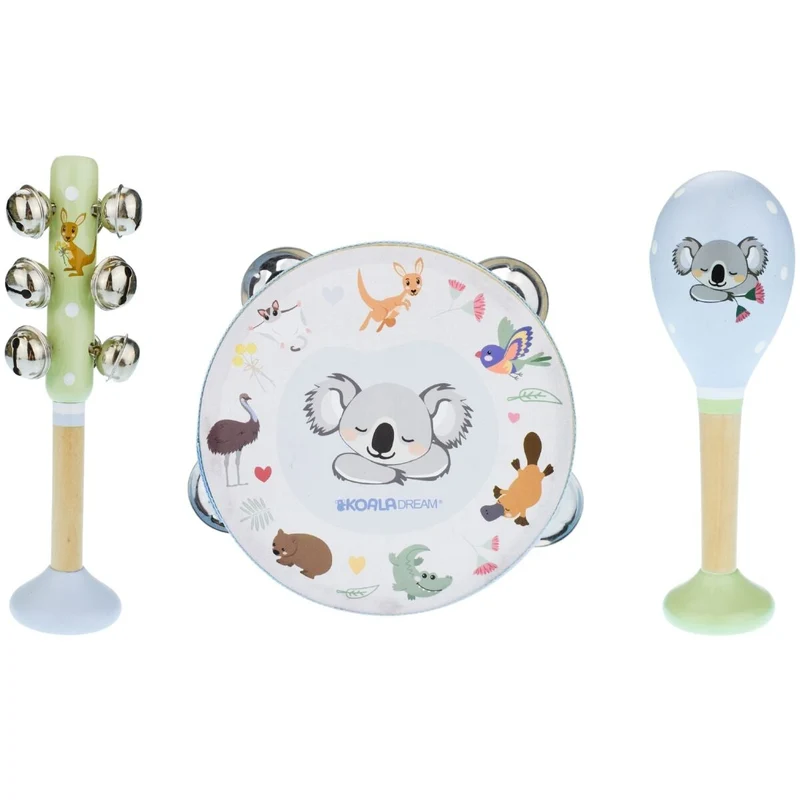 Bush Buddies Australian Animals 3Pcs Musical Set