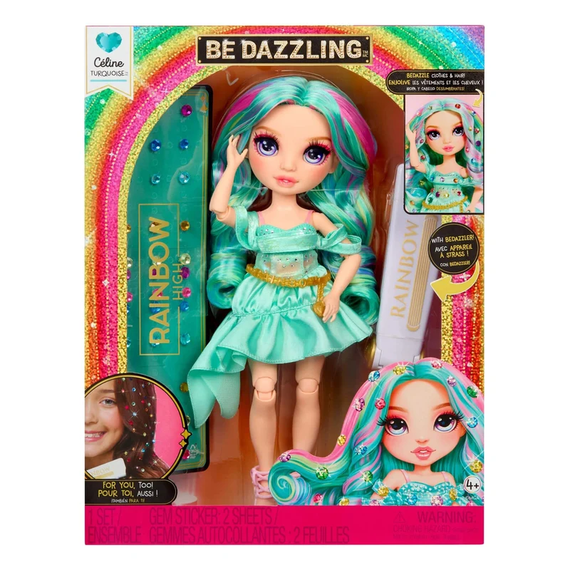 Rainbow High Be Dazzling Fashion Dolls Celine Turquoise (Teal)