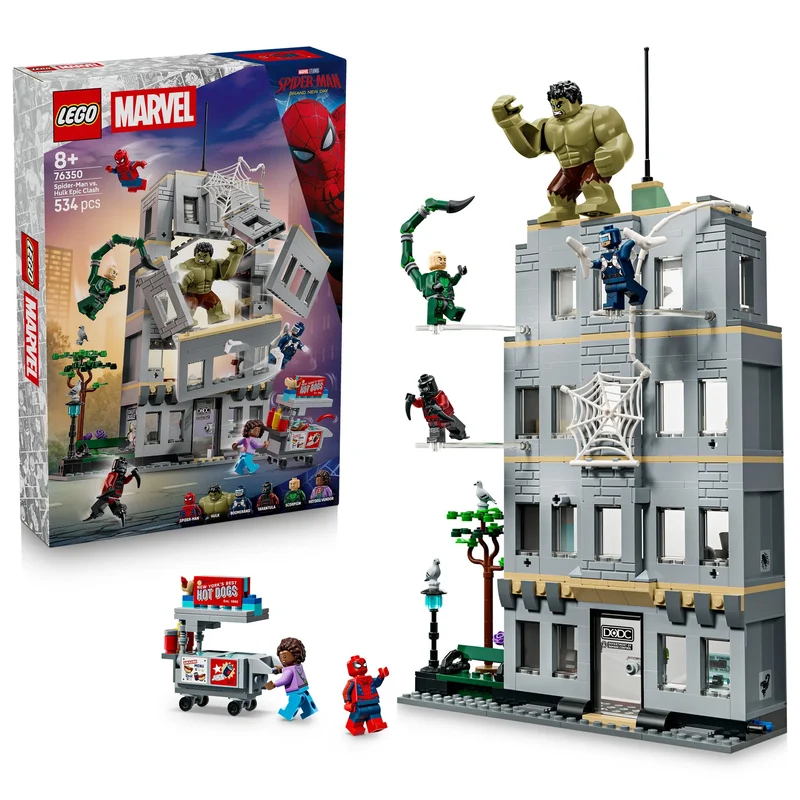 LEGO Marvel Spider-Man vs. Hulk Epic Clash 76350
