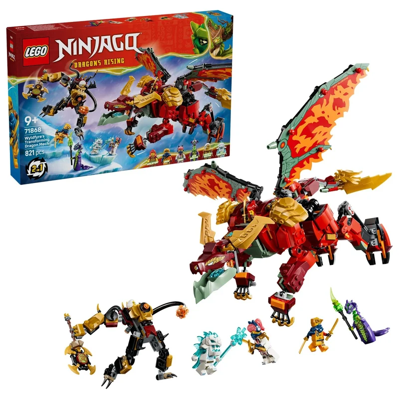 LEGO Ninjago Wyldfyre's Transforming Dragon Mech 71868