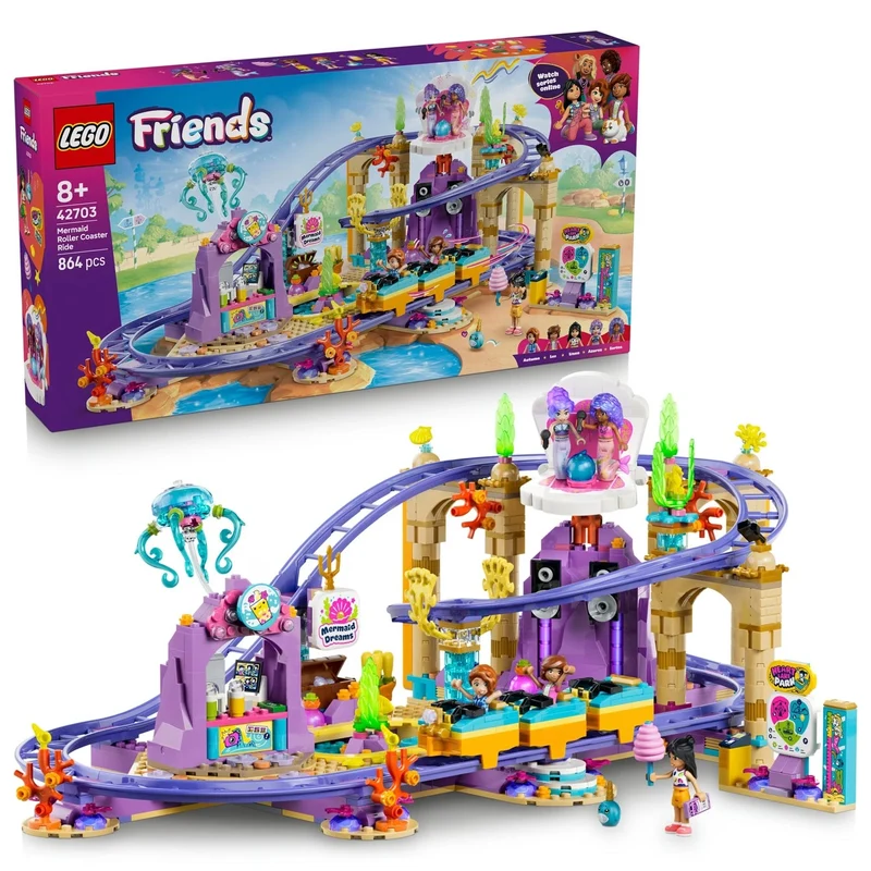 LEGO Friends Mermaid Roller Coaster Ride 42703