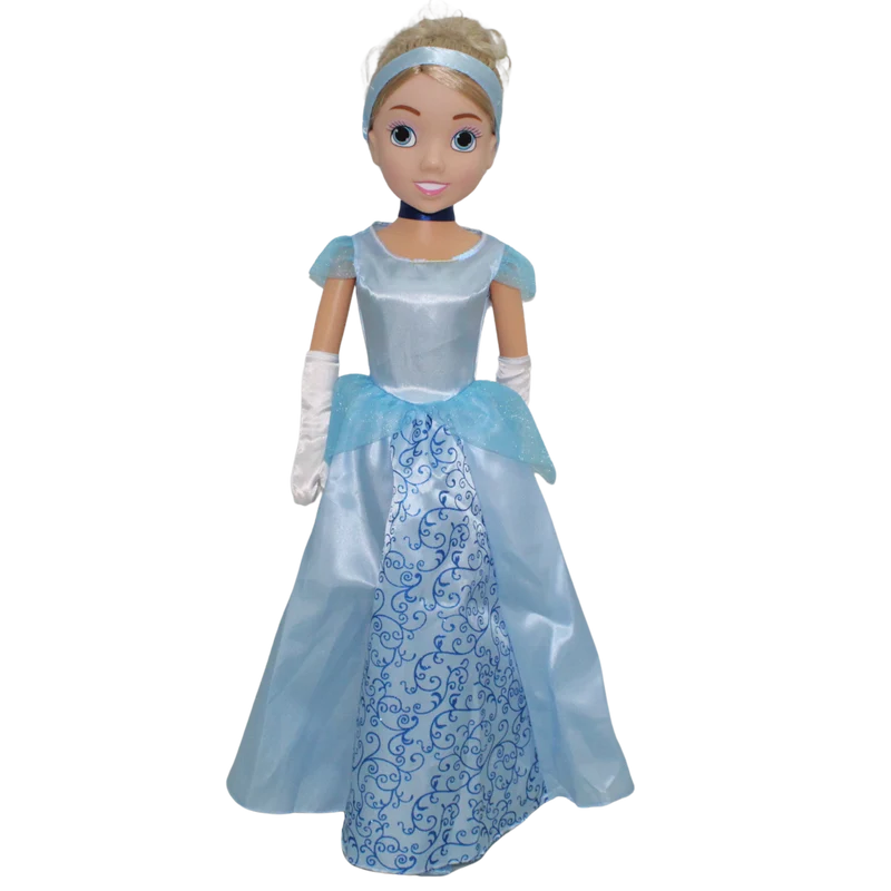 Bambolina Dolls 80cm Fashion Doll Cinderella in Pale Blue Dress