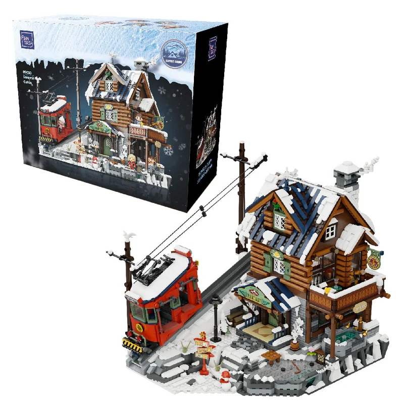 Pantasy Retro Series Summit Cabin Construction Set (3135 Pcs)