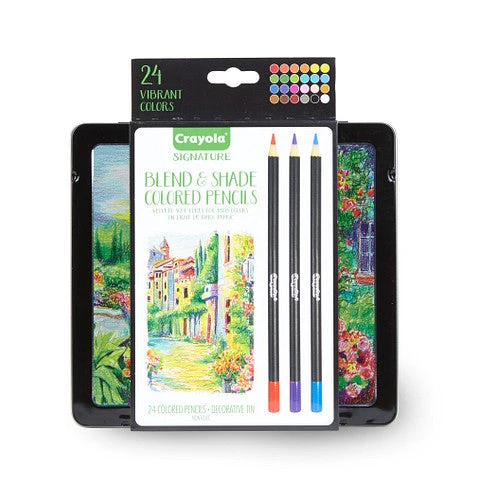Crayola Signature Blend & Shade Colour Pencils 24 Pencils