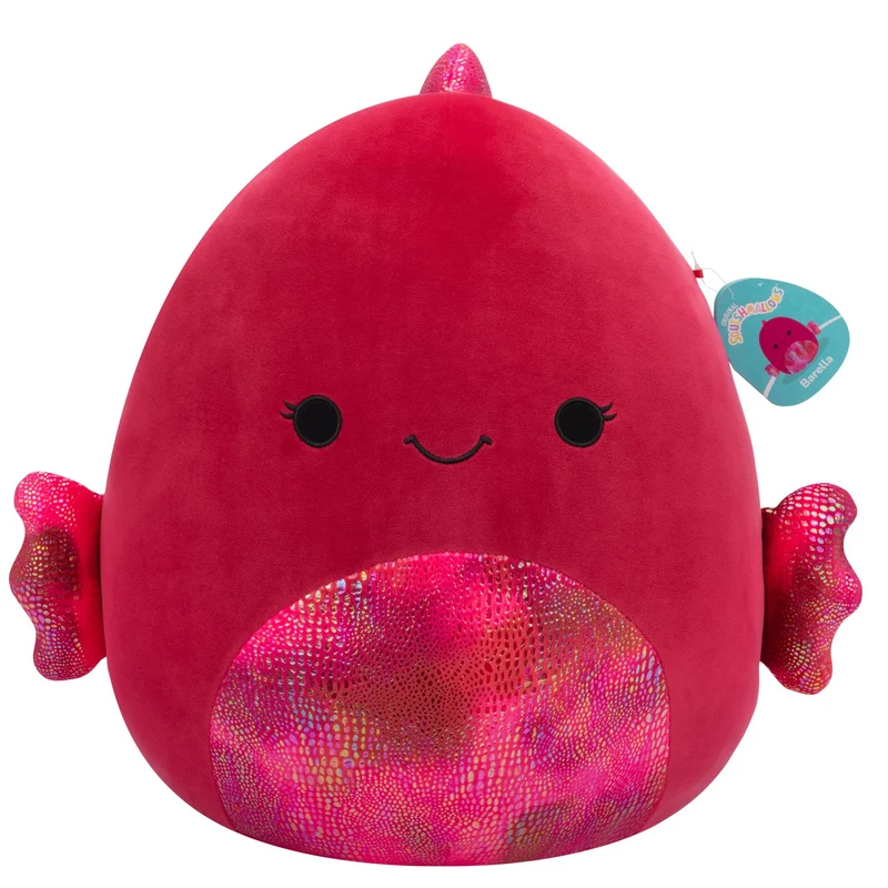 Squishmallows 16 Inch Plush Barella Raspberry Betta Fish