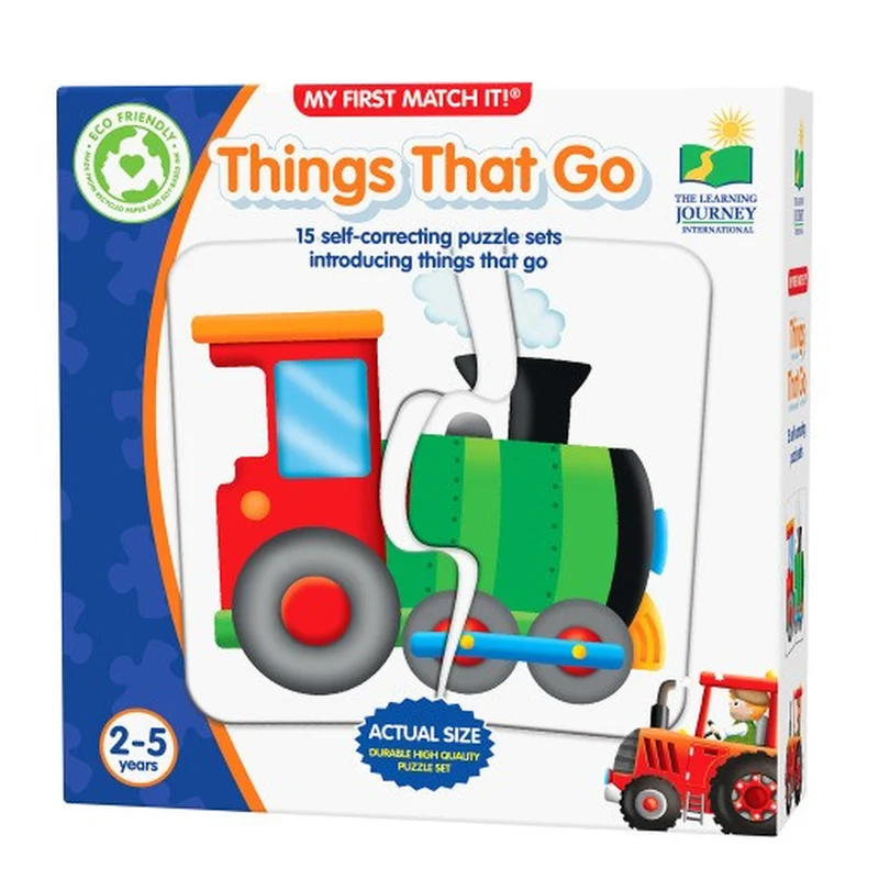 The Learning Journey My First Match It! Things That Go Puzzle