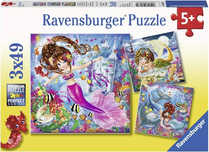Ravensburger Charming Mermaids 3x49 Piece