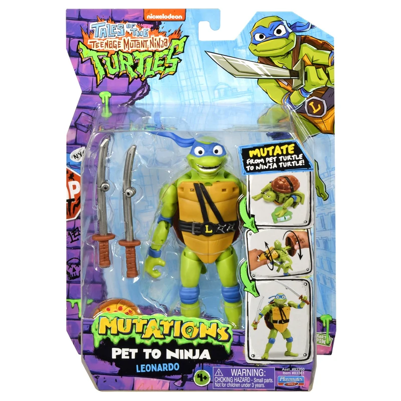 Tales of the Teenage Mutant Ninja Turtles Mutations Pet To Ninja - Leonardo