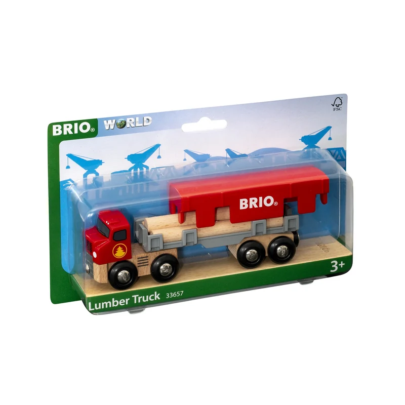 BRIO World Lumber Truck 6 Pieces