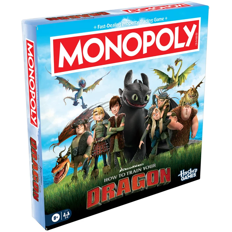 Monopoly How to Train Your Dragon Edition Board Game