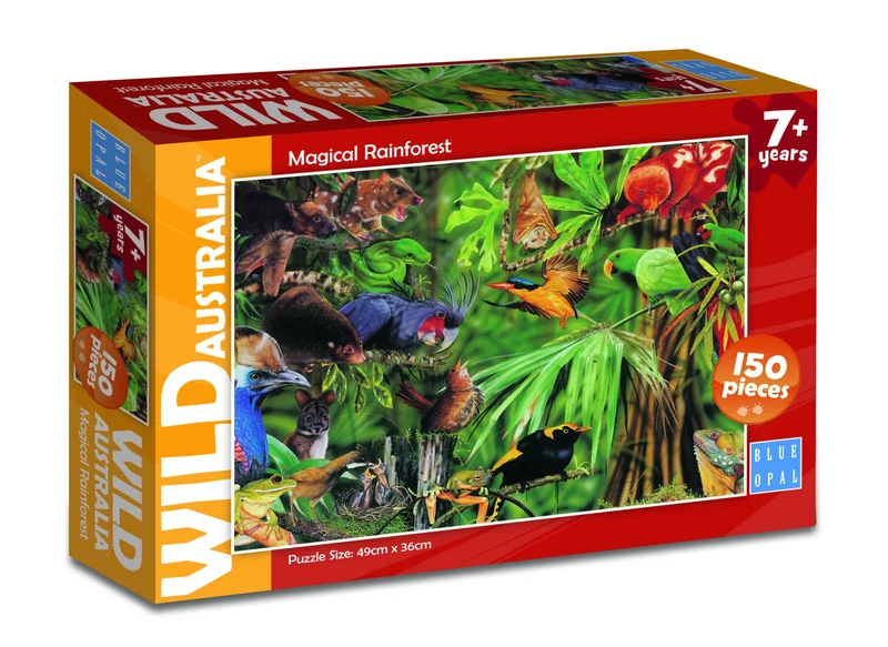 Blue Opal Wild Aust Magical Rainforest 150 Piece