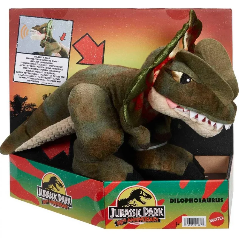 Jurassic World 30Th Anniversary Dilophosaurus Plush