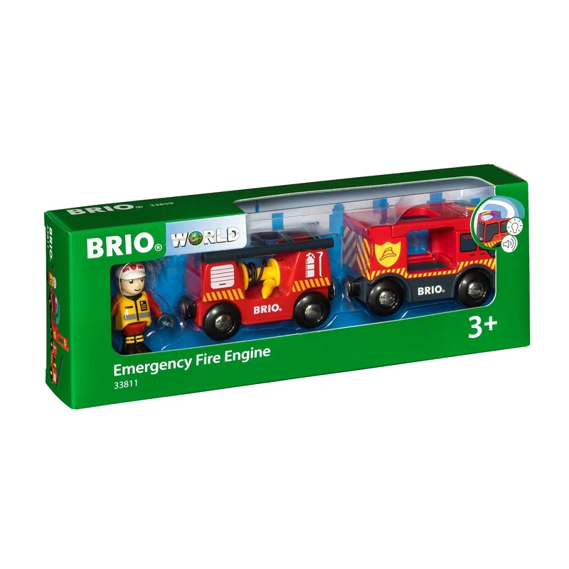 BRIO World Emergency Fire Engine 3 Pieces