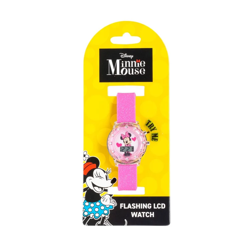 You Monkey Light Up Digital Watch - Minnie Mouse