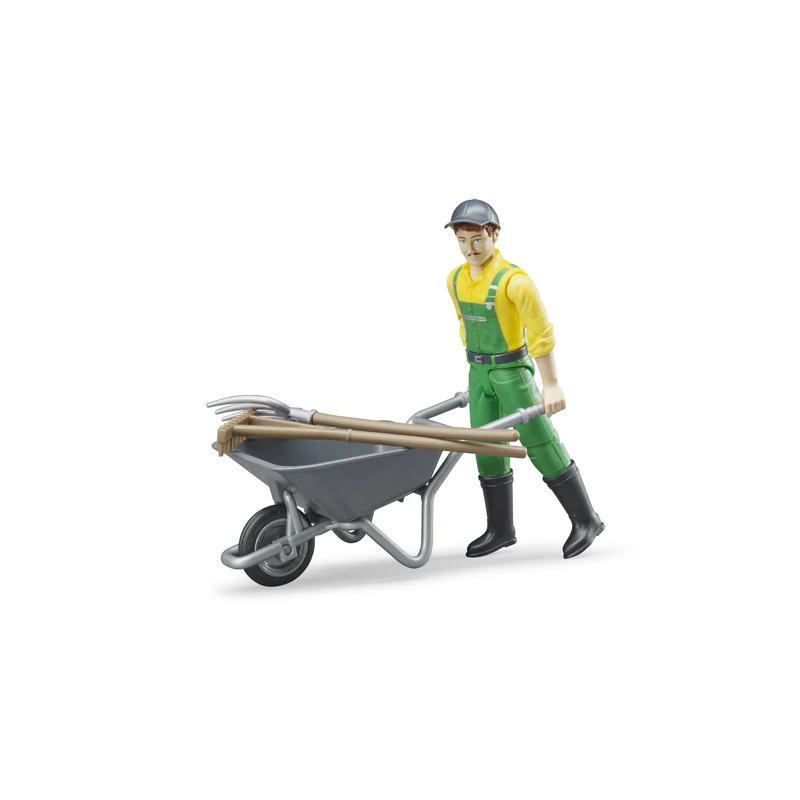 Bruder Farmer Figure With Accessories