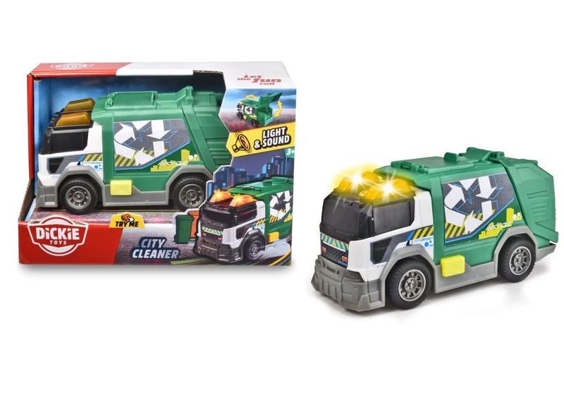 Dickie Toys Light & Sound 15cm City Cleaner