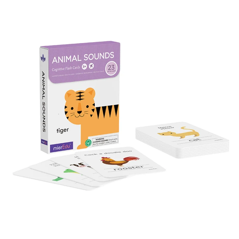 MierEdu Cognitive Flash Cards - Animal Sounds