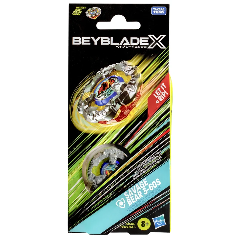 Beyblade X Savage Bear 3-60S Booster Pack Set