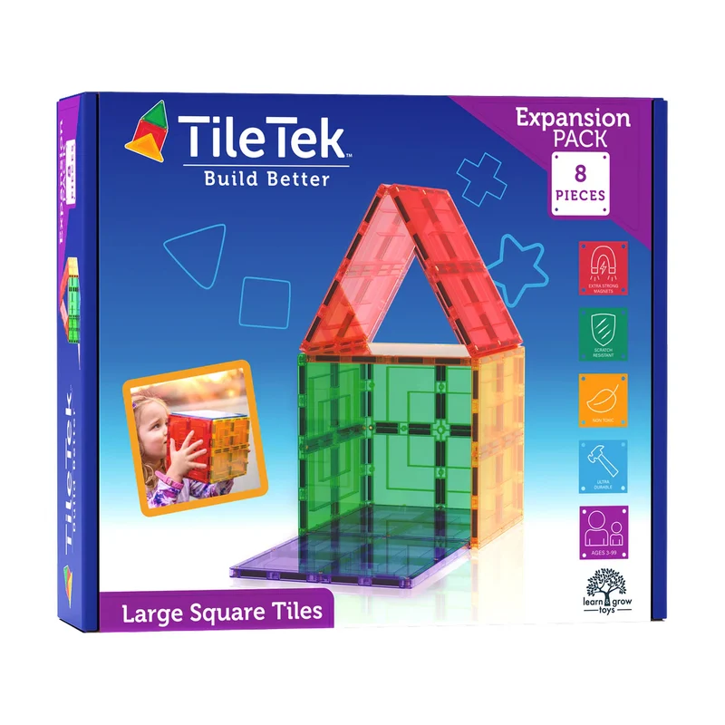 TileTek 8 Piece Large Square Tile Set