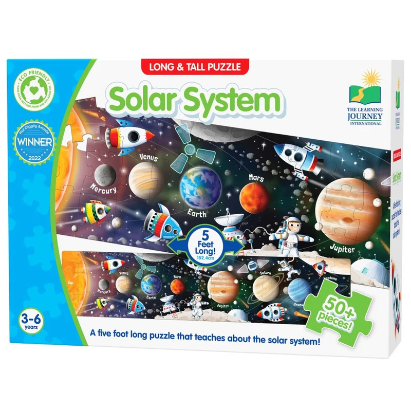 The Learning Journey Long & Tall Solar System Puzzle