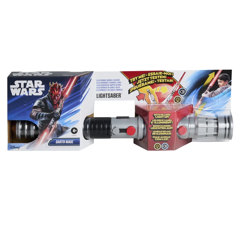 Star Wars Electronic Double-Bladed Lightsaber - Darth Maul