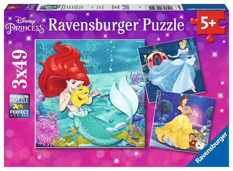 Ravensburger Disney Princess Princesses Adventure 3x49 Piece
