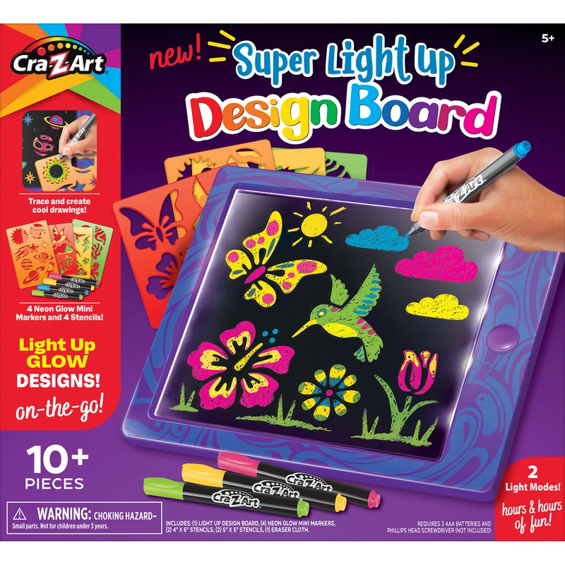Cra-Z-Art Super Light Up Design Board 10 Pack
