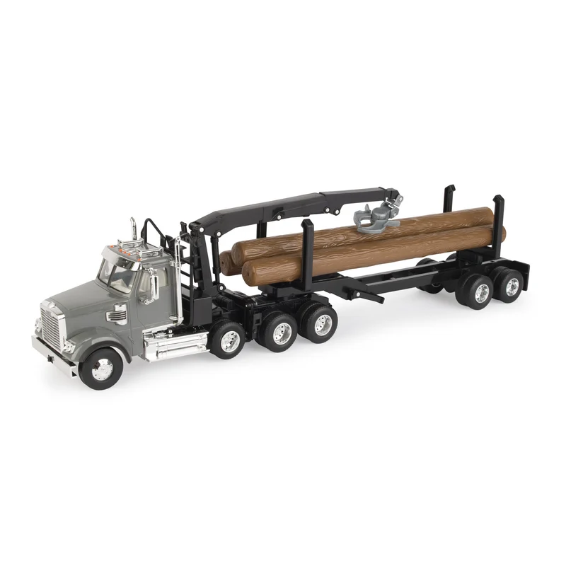 Peterbilt 1:32 Die-Cast Freightliner with Logging Trailer & Grapple