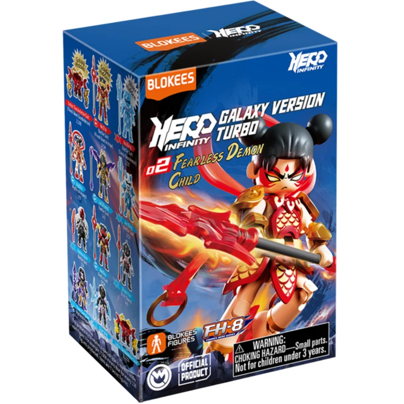 Blokees Hero Infinity - Galaxy Version Turbo 02 Fearless Demon Child FH-8 Blind Box