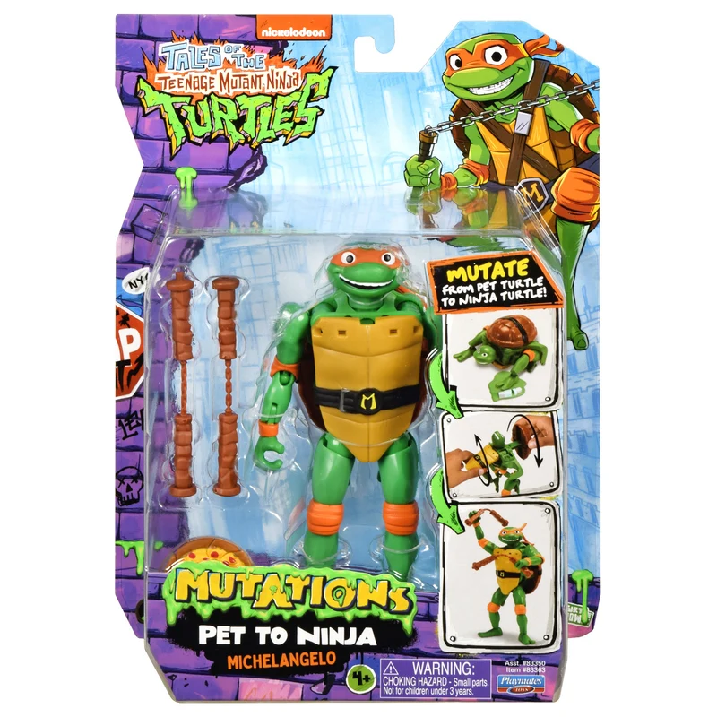 Tales of the Teenage Mutant Ninja Turtles Mutations Pet To Ninja - Michelangelo