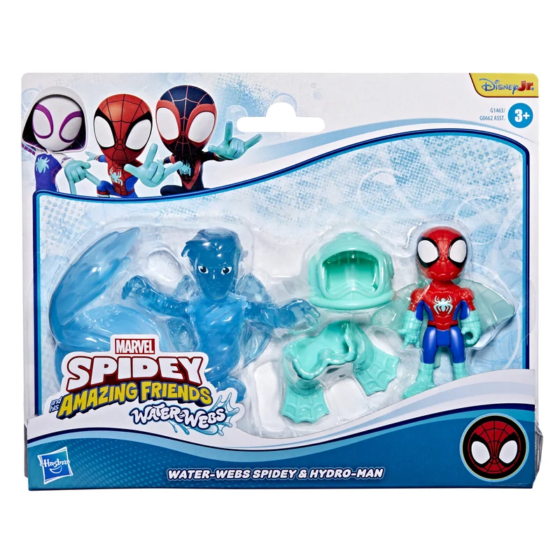 Marvel Spidey and His Amazing Friends 3 Inch Figure - Water-Webs Spidey & Hydro-Man 2 Pack
