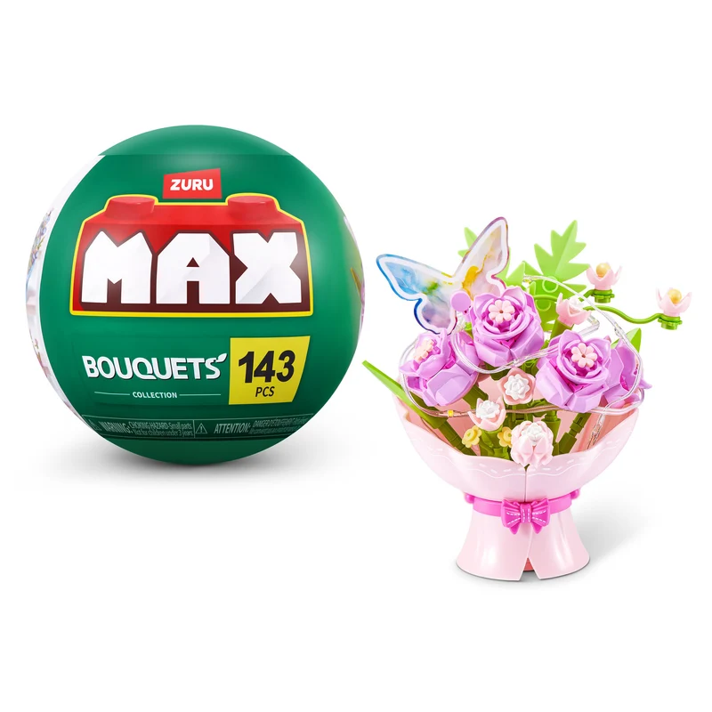 ZURU MAX Build More LED Bouquets Collection Series 1 - Pink