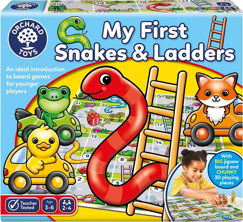 Orchard Toys My First Snakes And Ladders Game