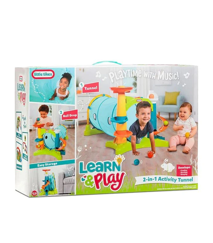 Little Tikes Learn & Play 2 In 1 Activity Tunnel